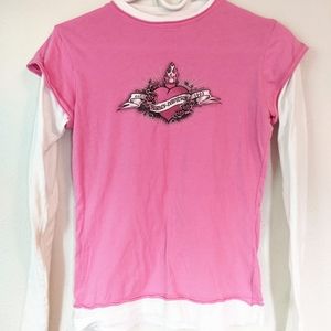 Harley Davidson pink long sleeve medium